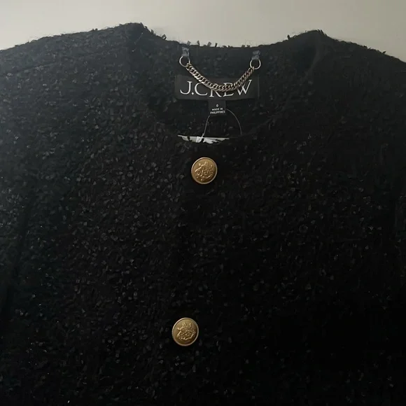 J Crew Textured Wool Blend Lady Coat size 0 - Picture 4 of 9